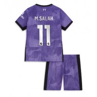 Billiga Liverpool Mohamed Salah #11 Barnkläder Tredje fotbollskläder till baby 2023-24 Kortärmad (+ Korta byxor)